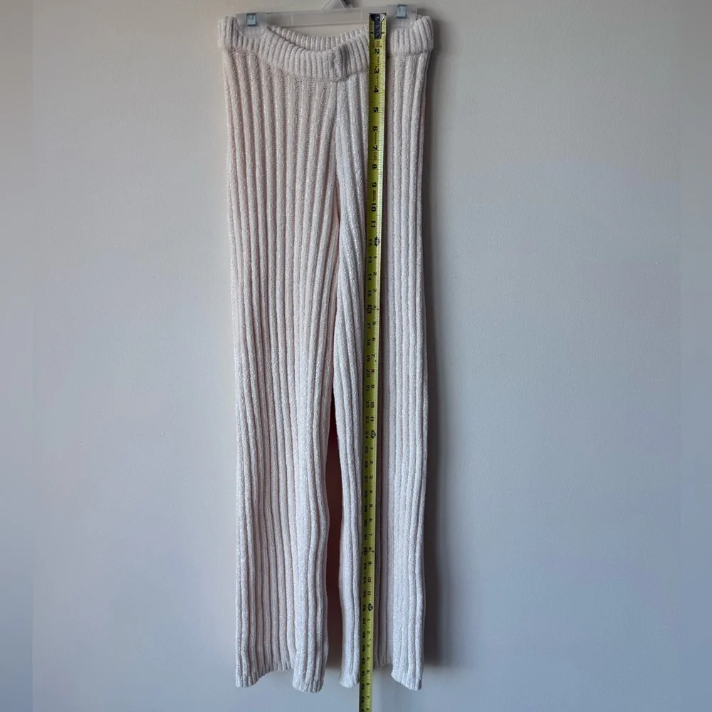 Nasty Gal Cream Ribbed Knit Set - Picture 5 of 9